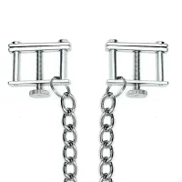 Pinzas para Pezones con Cadena Ajustable · BONDAGE PLAY · Pinzas y Pezoneras
