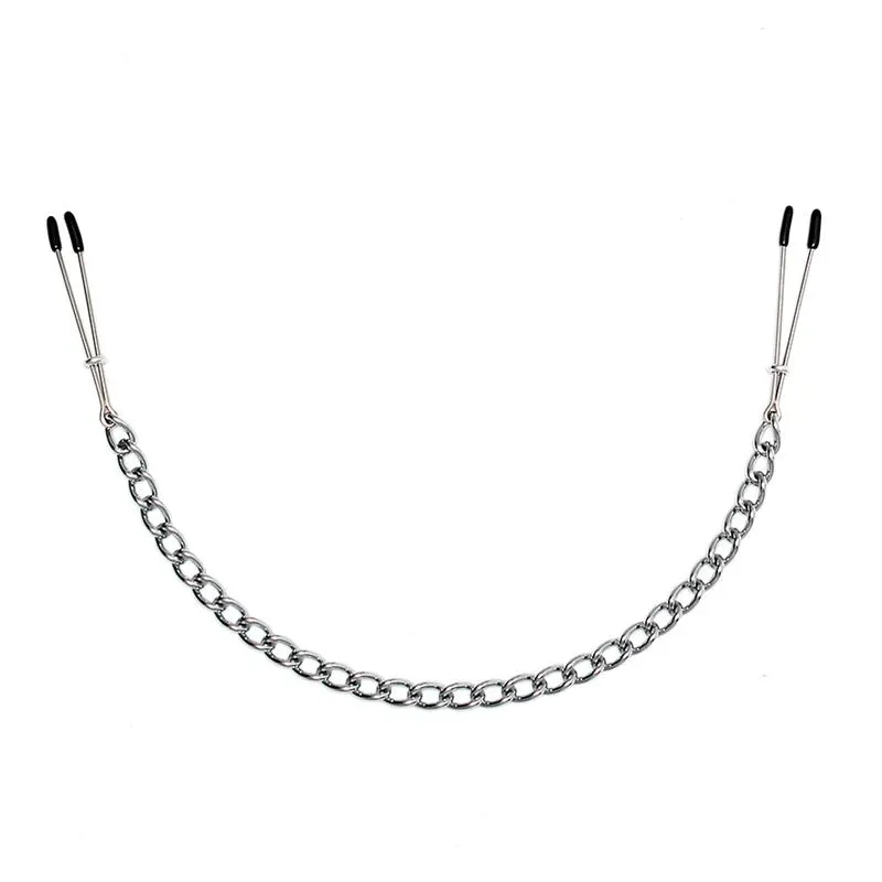 Pinzas para Pezones de Metal con Cadenas · BONDAGE PLAY · BONDAGE PLAY · Pinzas y Pezoneras