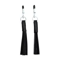 Pinzas para Pezones de Cuero · BONDAGE PLAY · Pinzas y Pezoneras