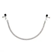 Pinzas Pezones con Cadena Metal Ajustables · BONDAGE PLAY · Pinzas y Pezoneras