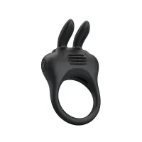 Davion Anillo para el Pene con Vibración y Conejito · PRETTYLOVE · Anillos para el Pene