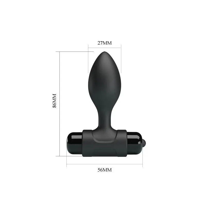 Plug Anal con Vibración Silciona · PRETTYLOVE · Anal — photo 7