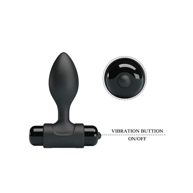 Plug Anal con Vibración Silciona · PRETTYLOVE · Anal — photo 8