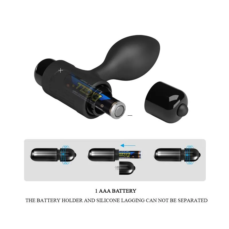 Plug Anal con Vibración Silciona · PRETTYLOVE · Anal — photo 9