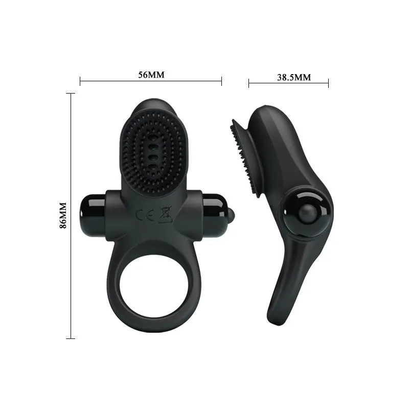 Anillo Vibrador Vibrating Penis Ring II · PRETTYLOVE · Anillos para el Pene — Foto 8