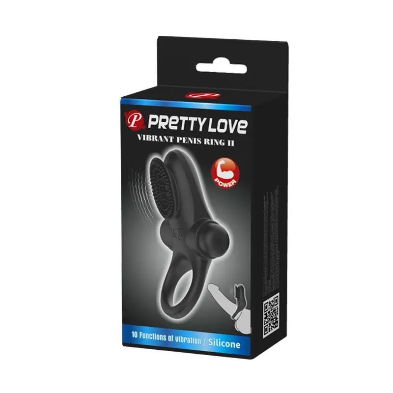 Anillo Vibrador Vibrating Penis Ring II · PRETTYLOVE · Anillos para el Pene — Foto 9