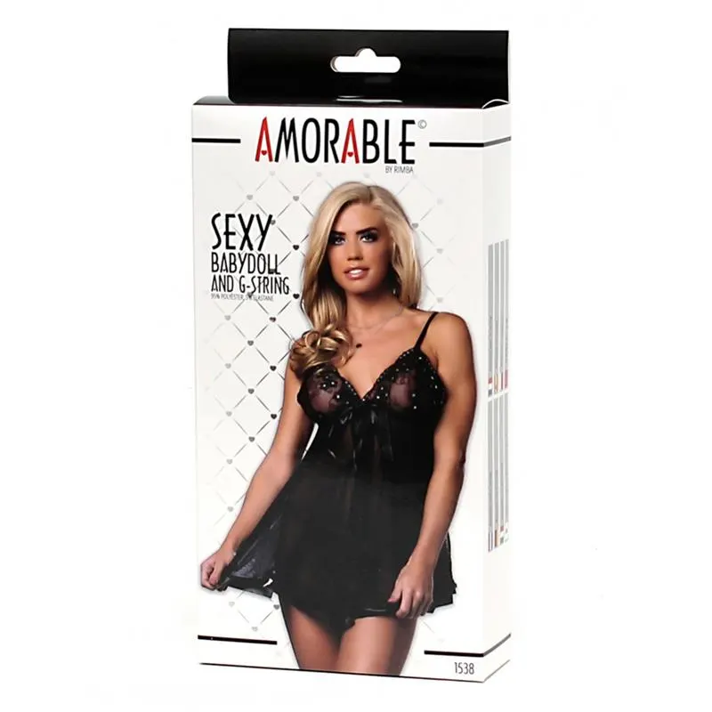 Babydoll con Tanga · S/M · AMORABLE · Conjuntos y Bodies — Foto 4