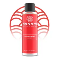 Aceite de Masaje Efecto Calor Hot Oil Aroma Fresa 100ml · NANAMI · Cuidado Íntimo y Masaje