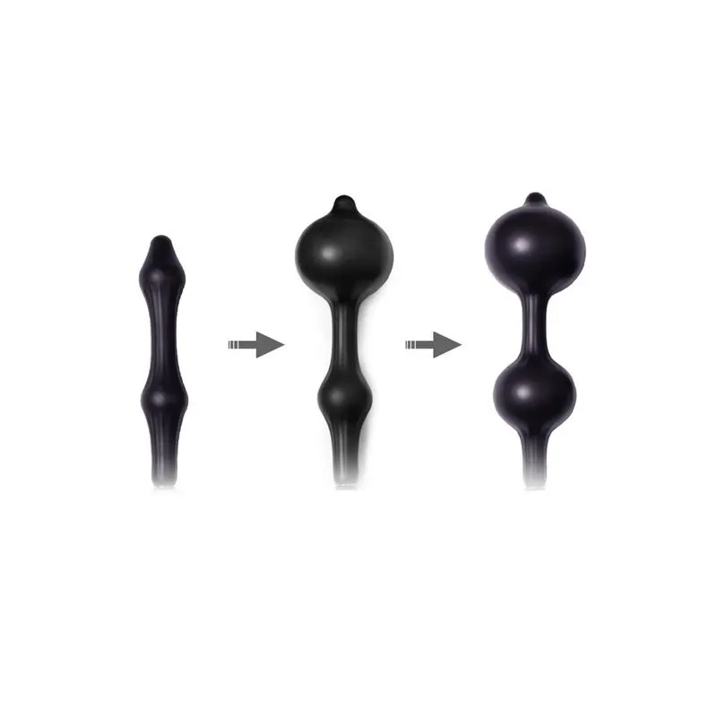 Plug Anal Inflable con Doble Bomba · LATEX PLAY · Anal — foto 2