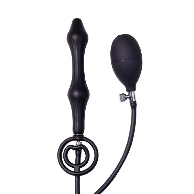 Plug Anal Inflable con Doble Bomba · LATEX PLAY · Anal