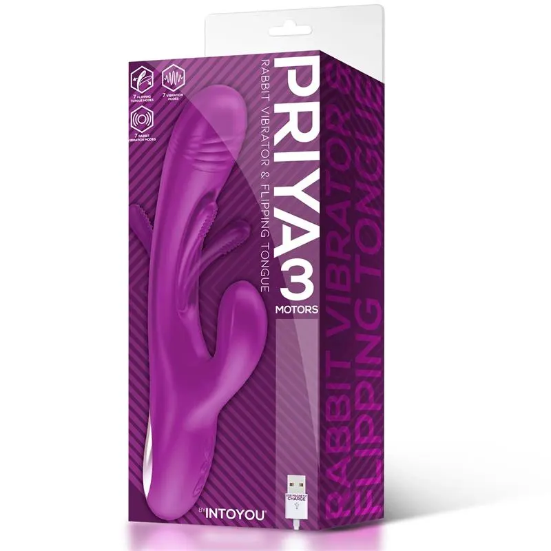 Priya Vibrador con Lengua con Movimiento Flipping · INTOYOU · Vibradores — Foto 6