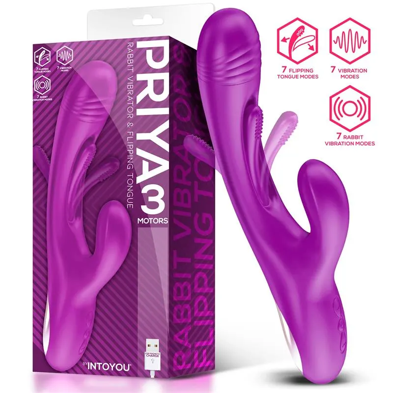 Priya Vibrador con Lengua con Movimiento Flipping · INTOYOU · Vibradores