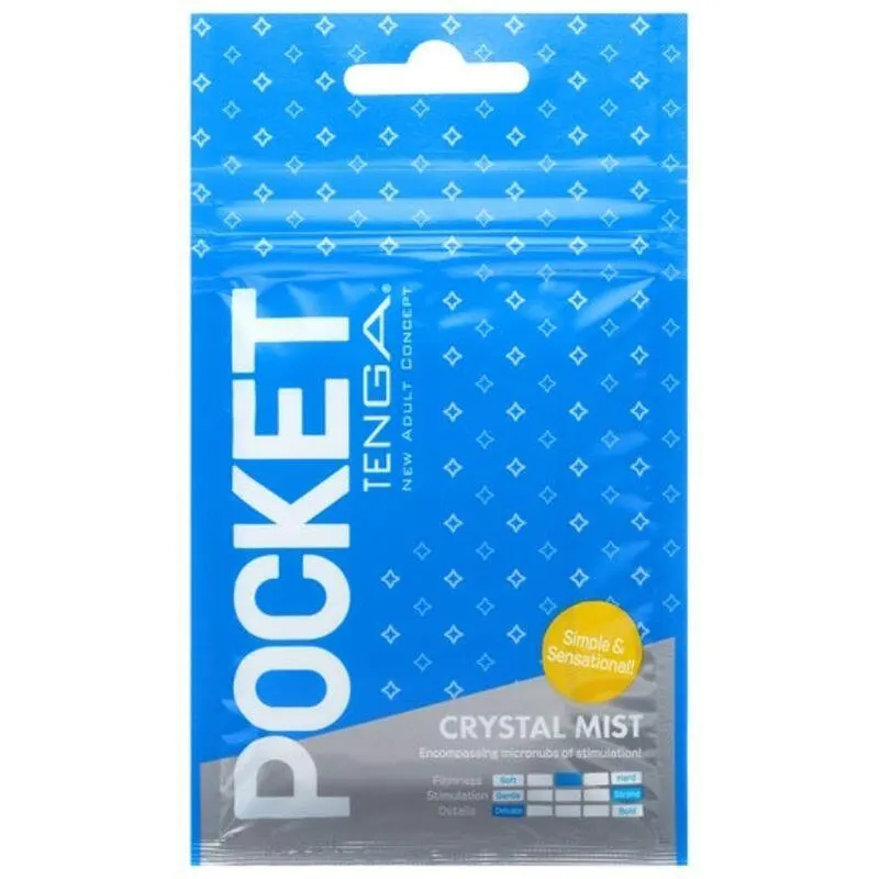 Masturbador Pocket Crystal Mist · TENGA · Masturbadores Él