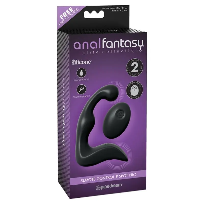 Masajeador Prostático con Vibración Negro · ANAL FANTASY ELITE · Anal — photo 2