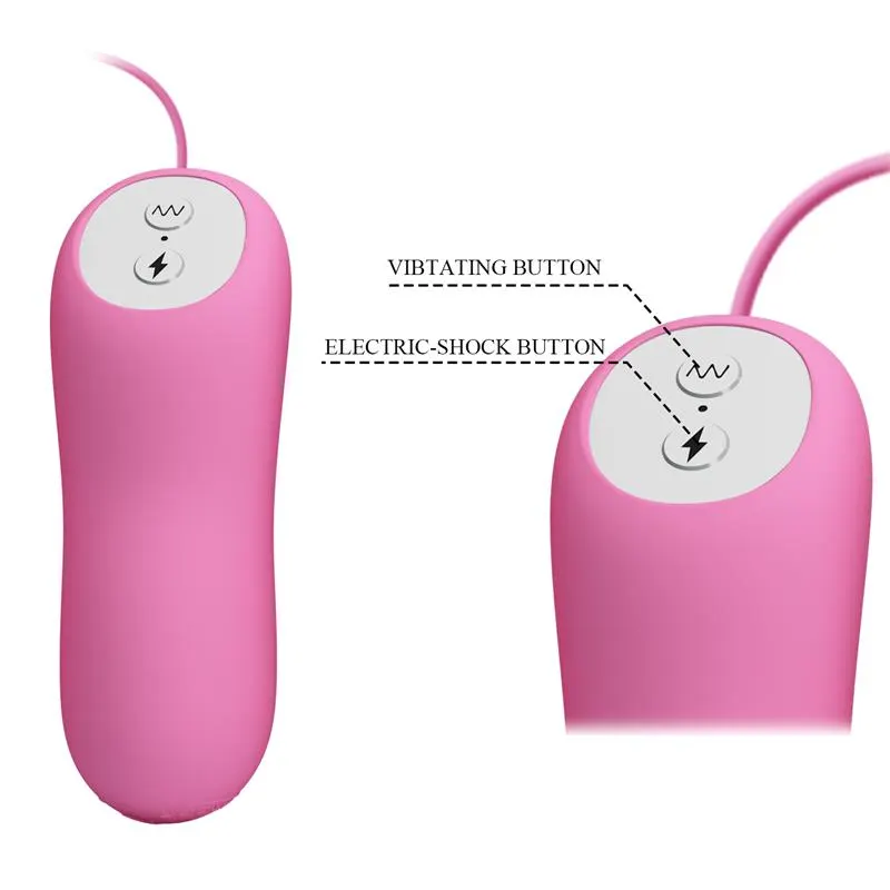 Pinzas para Pezones y Huevo Vibrador con Electro shock · PRETTYLOVE · Huevos y Balas Vibradoras — photo 6