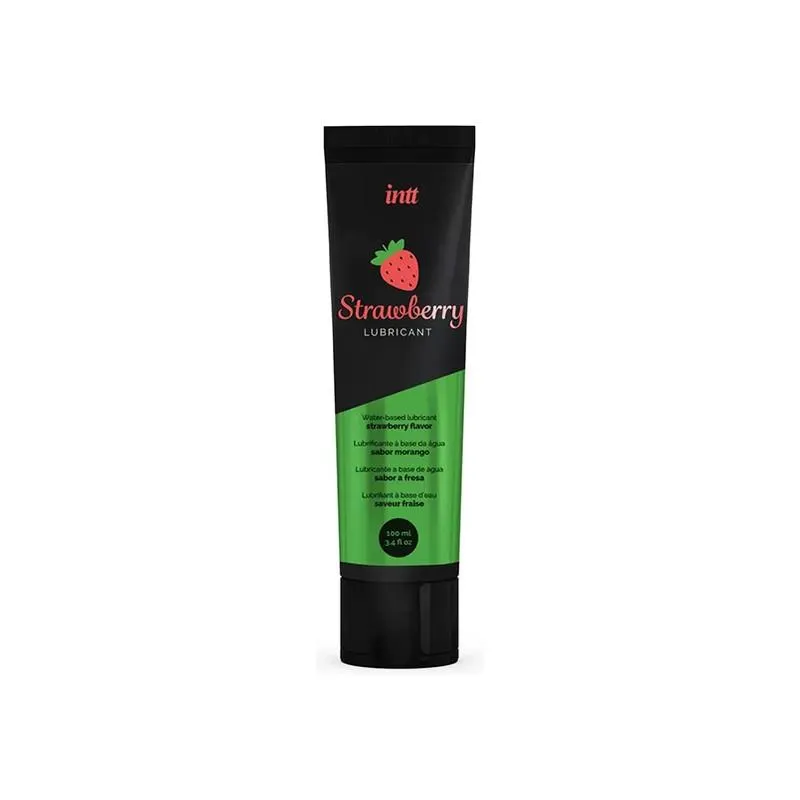 Lubricante Base Agua Fresa · INTT · Lubricantes