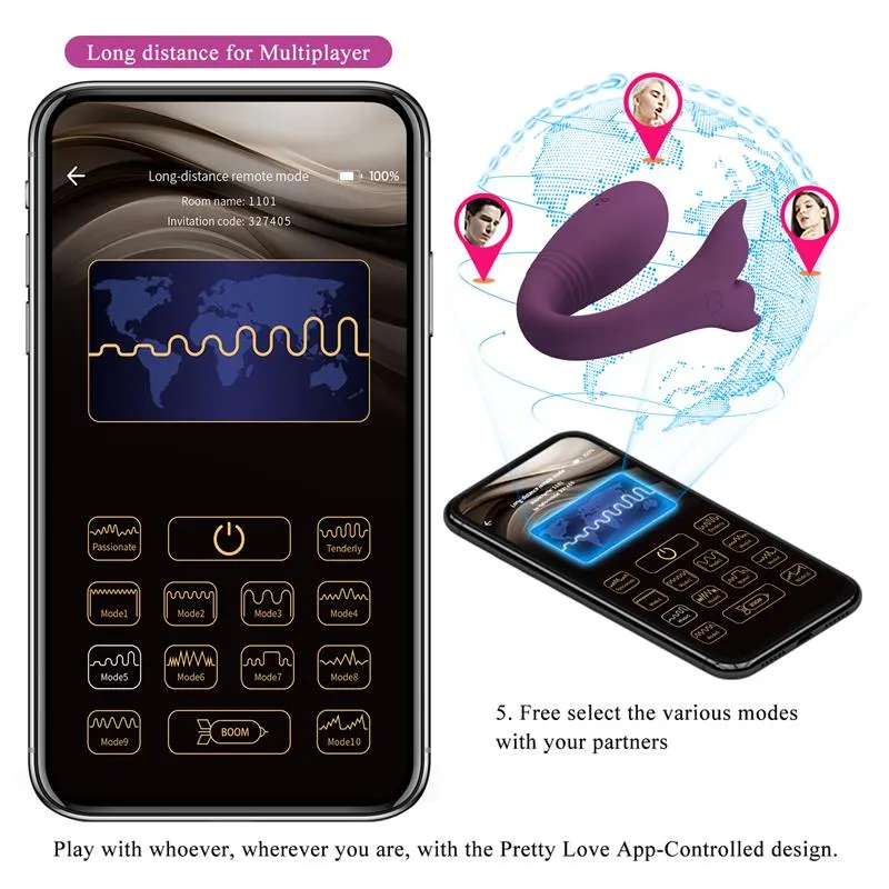 Jayleen Juguete para Parejas con APP · PRETTYLOVE · Estimuladores de Clítoris — Foto 17
