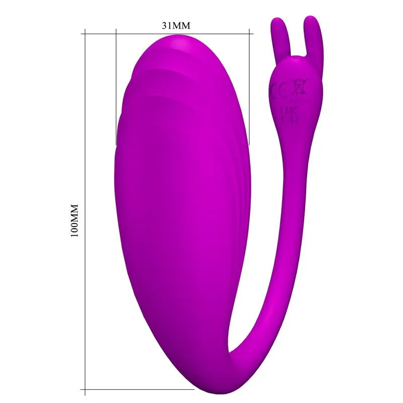Catalina Huevo Vibrador con APP Rosa · PRETTYLOVE · Huevos y Balas Vibradoras — Foto 20