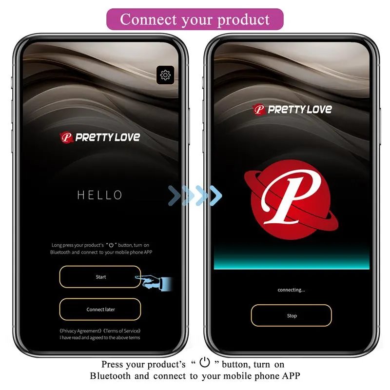 Catalina Huevo Vibrador con APP Rosa · PRETTYLOVE · Huevos y Balas Vibradoras — Foto 10