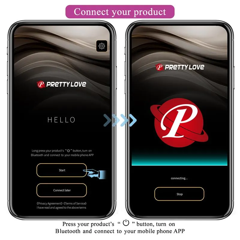 Catalina Huevo Vibrador con APP Púrpura · PRETTYLOVE · Huevos y Balas Vibradoras — Foto 10