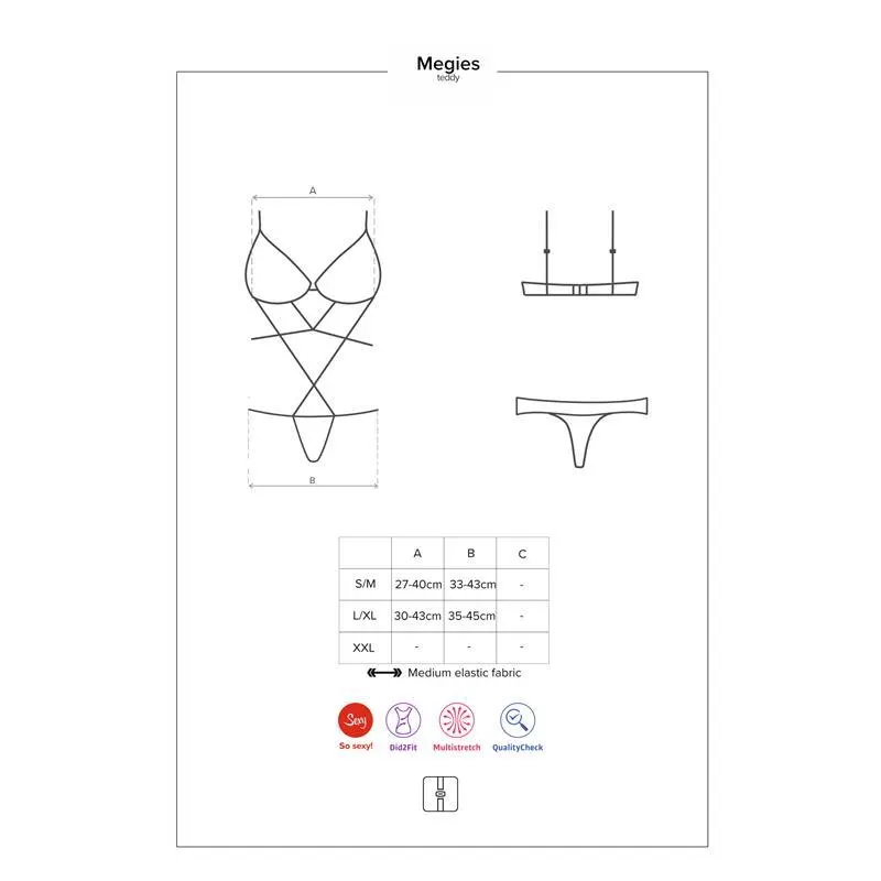 Megies Teddy Rojo/Negro · L/XL · OBSESSIVE · Conjuntos y Bodies — photo 3