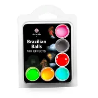 Set 6 Brazilian Balls Mix Effect · SECRET PLAY · Cuidado Íntimo y Masaje
