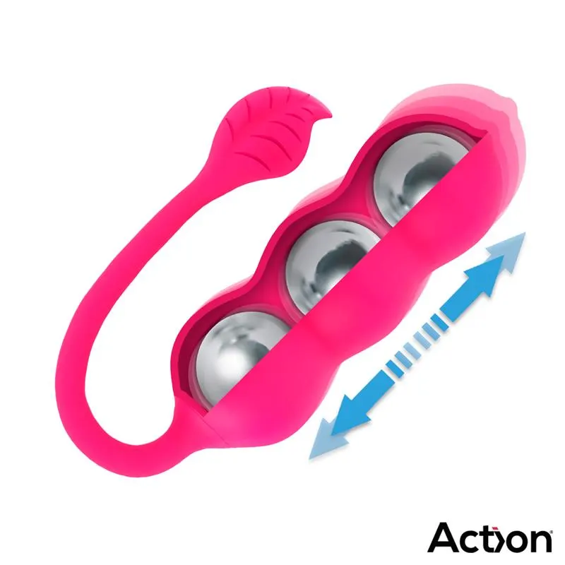 Beany Huevo Vibrador y Entrenador Suelo Pélvico con Empuje · ACTION · Huevos y Balas Vibradoras — Foto 4