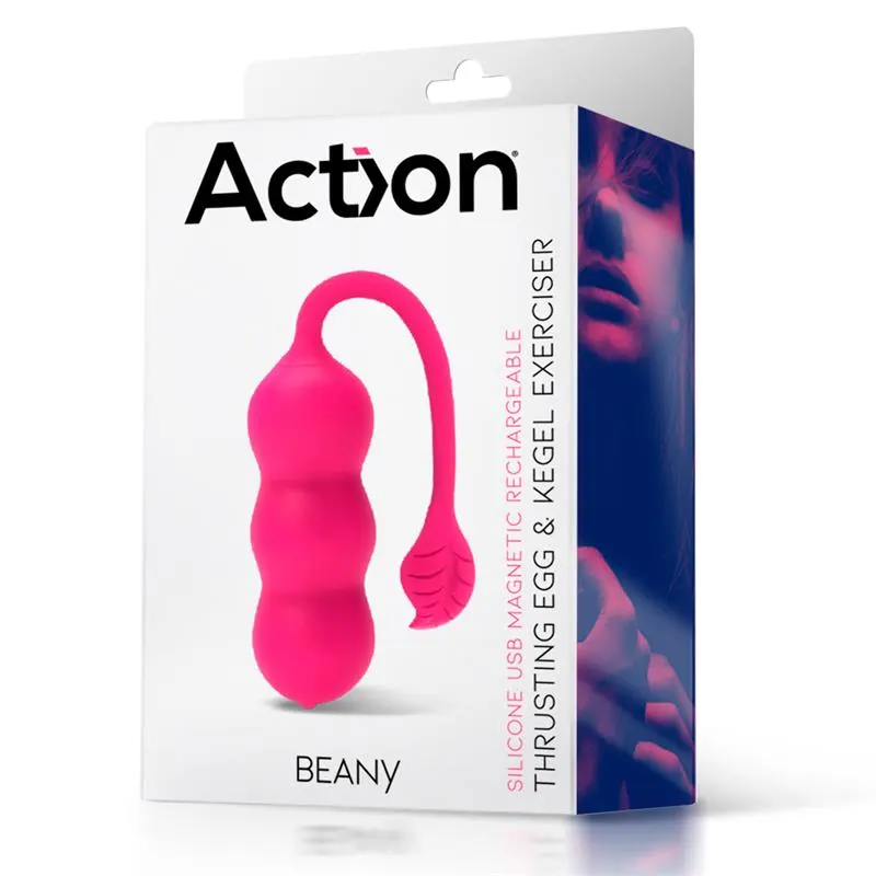 Beany Huevo Vibrador y Entrenador Suelo Pélvico con Empuje · ACTION · Huevos y Balas Vibradoras — Foto 8