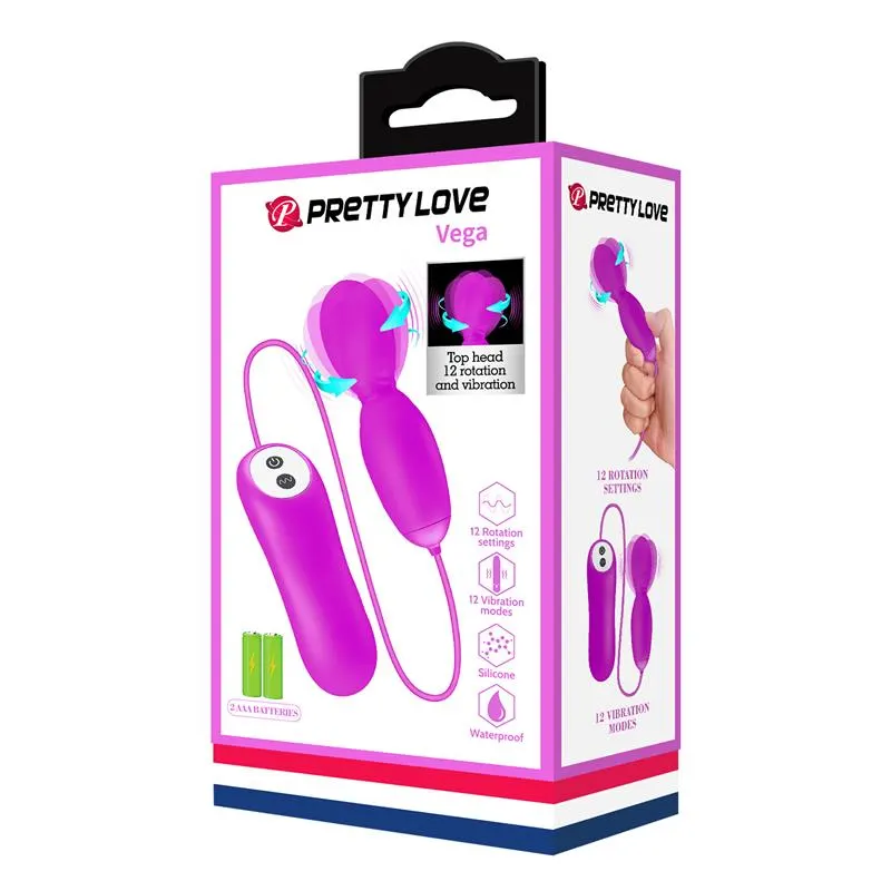 Vega Huevo Vibrador con Rotación · PRETTYLOVE · Huevos y Balas Vibradoras — Foto 7