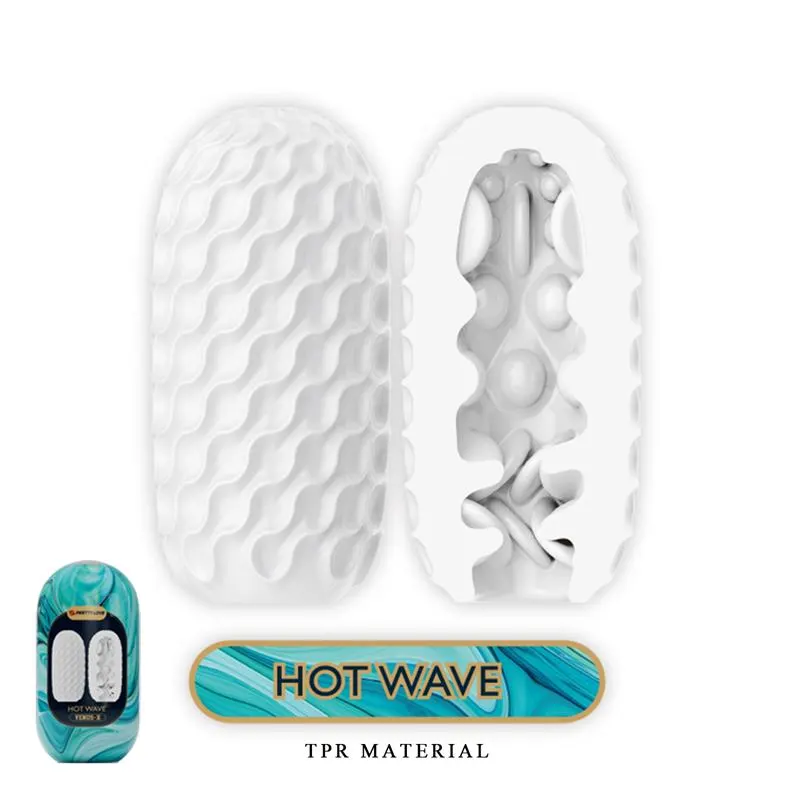 Hot Wave Venus-X Huevo Masturbador · PRETTYLOVE · Masturbadores Él