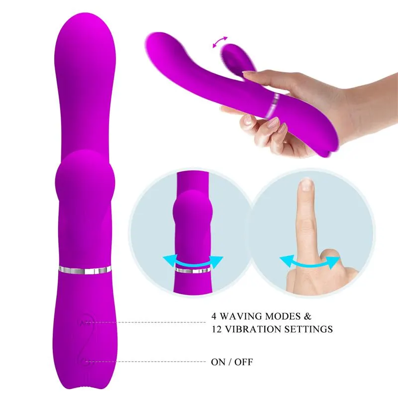 Vibrador con Licking · PRETTYLOVE · Vibradores — Foto 6