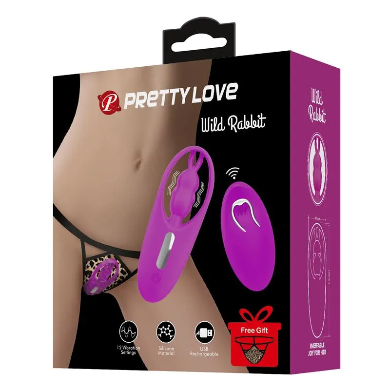 Wild Rabbit Estimulador para Braguita con Control Remoto · PRETTYLOVE · Estimuladores de Clítoris — Foto 7