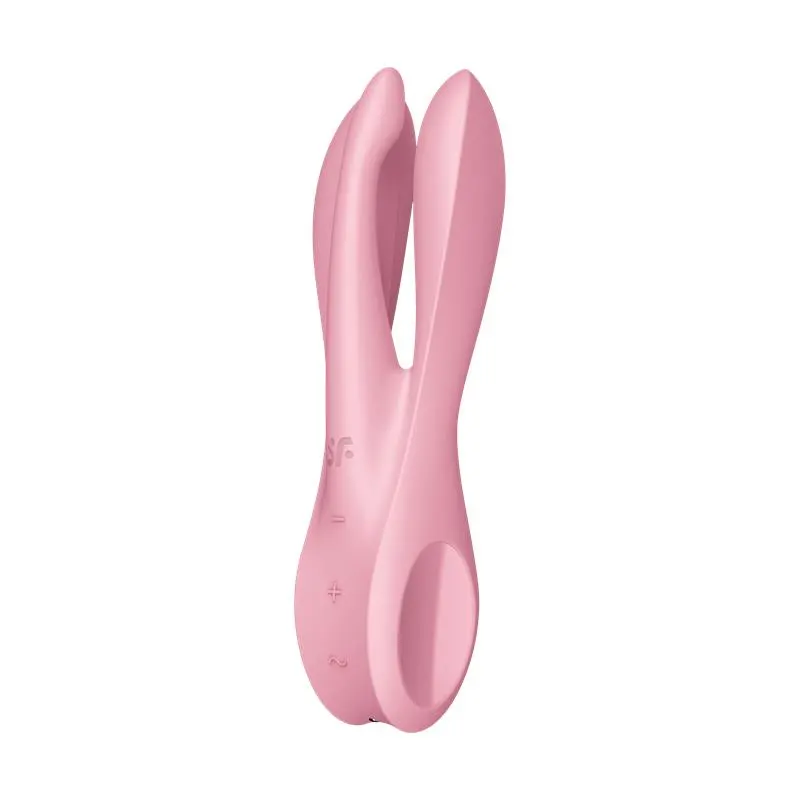 Vibrador Threesome 1 Rosa · SATISFYER · Estimuladores de Clítoris — Foto 2