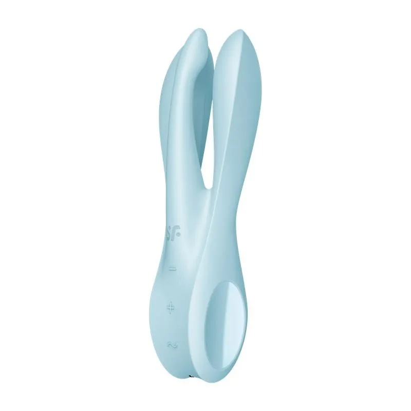 Vibrador Threesome 1 Light Azul · SATISFYER · Estimuladores de Clítoris — Foto 2