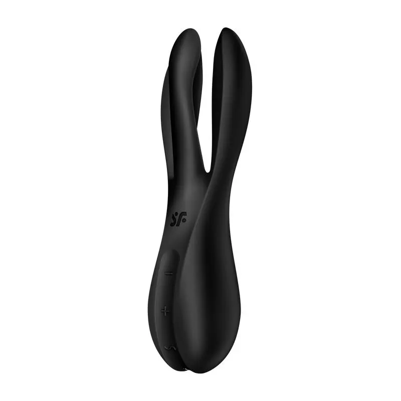 Vibrador Threesome 2 Negro · SATISFYER · Estimuladores de Clítoris — photo 2