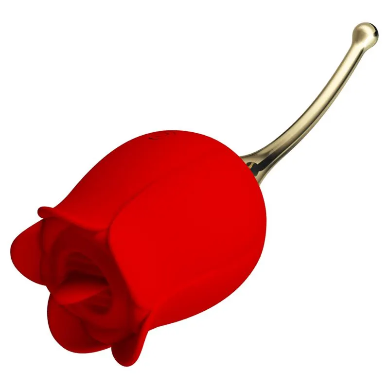 Rose Lover Estimulador con Vibración y Licking · PRETTYLOVE · Estimuladores de Clítoris — Foto 2
