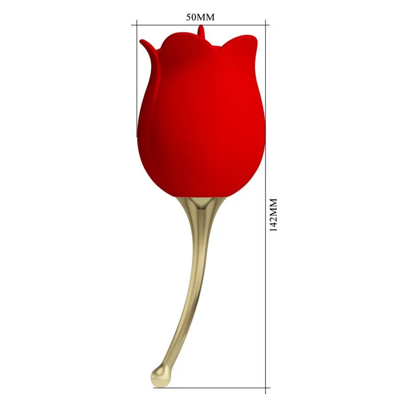 Rose Lover Estimulador con Vibración y Licking · PRETTYLOVE · Estimuladores de Clítoris — Foto 9