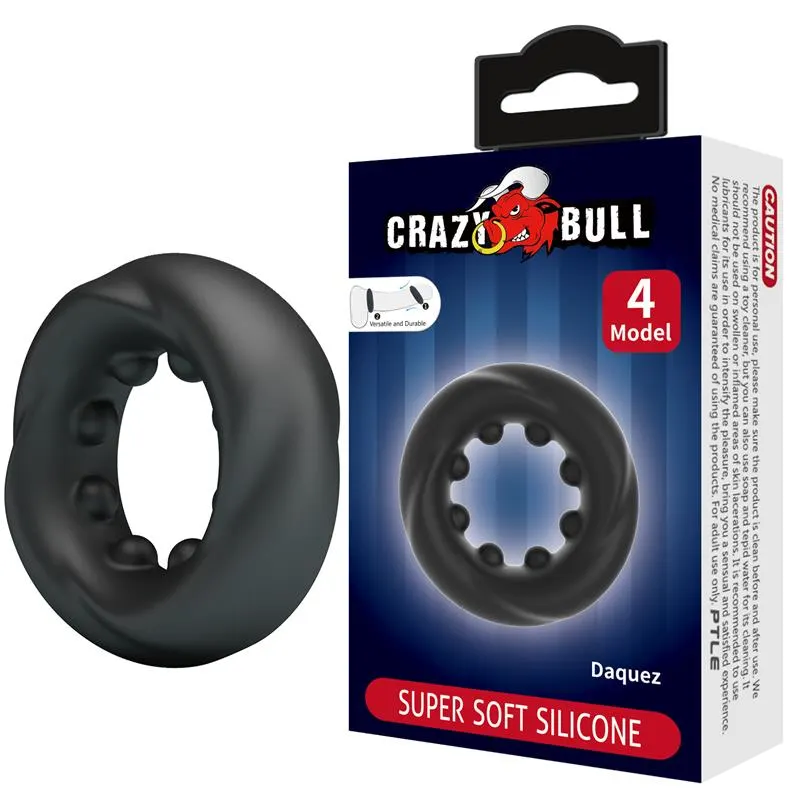 Daquez Anillo para el Pene Silicona Mod 4 · CRAZY BULL · Anillos para el Pene