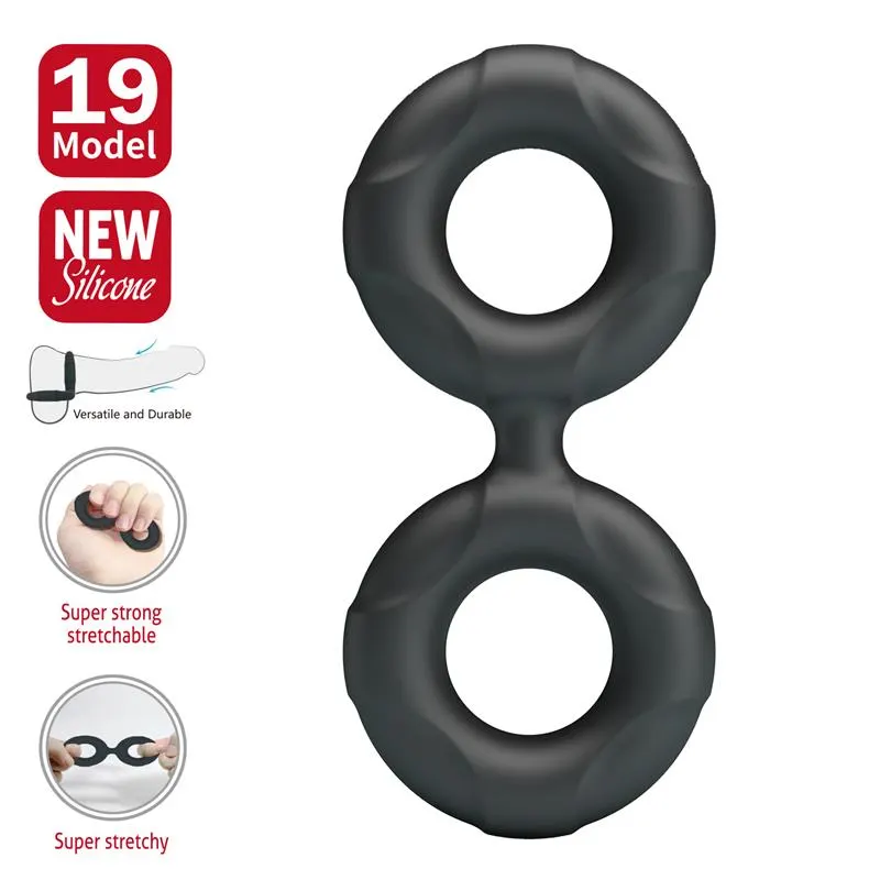 Radwan Anillo para el Pene Doble Silicona Mod 19 · CRAZY BULL · Anillos para el Pene — photo 2