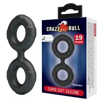 Radwan Anillo para el Pene Doble Silicona Mod 19 · CRAZY BULL · Anillos para el Pene