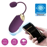 Abner Huevo Vibrador con App Lila · PRETTYLOVE · Huevos y Balas Vibradoras