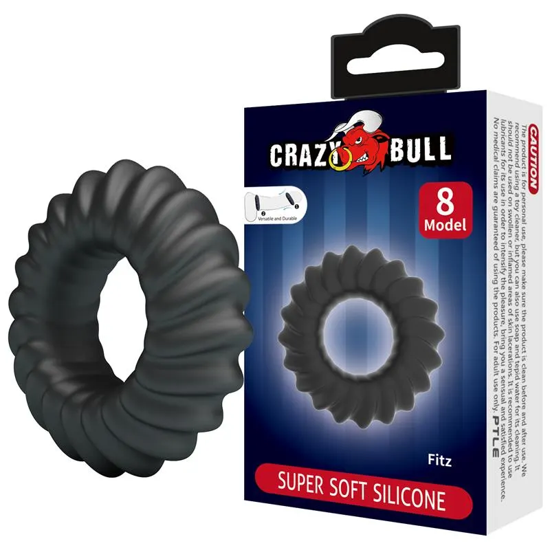 Fitz Anillo para el Pene Silicona Mod 8 · CRAZY BULL · Anillos para el Pene