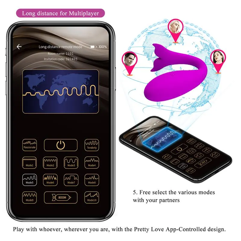Jayleen Estimulador con Control APP · PRETTYLOVE · Estimuladores de Clítoris — photo 18