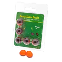 5 Brazilian Balls Explosion Aroma Fresa y Chocolate · BRAZILIAN BALLS · Cuidado Íntimo y Masaje