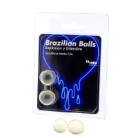 Set 2 Brazilian Balls Excitante Efecto Vibrante y Frío · BRAZILIAN BALLS · Cuidado Íntimo y Masaje