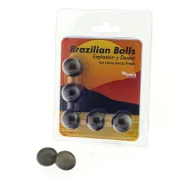Set 5 Brazilian Balls Gel Excitante Efecto Fresh · BRAZILIAN BALLS · Cuidado Íntimo y Masaje