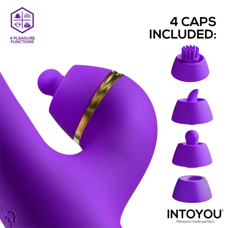 Siter 2.0 Vibrador con Lengua Flapping, Golpeteo y Cabezales Intercambiables · INTOYOU · Vibradores — Foto 2