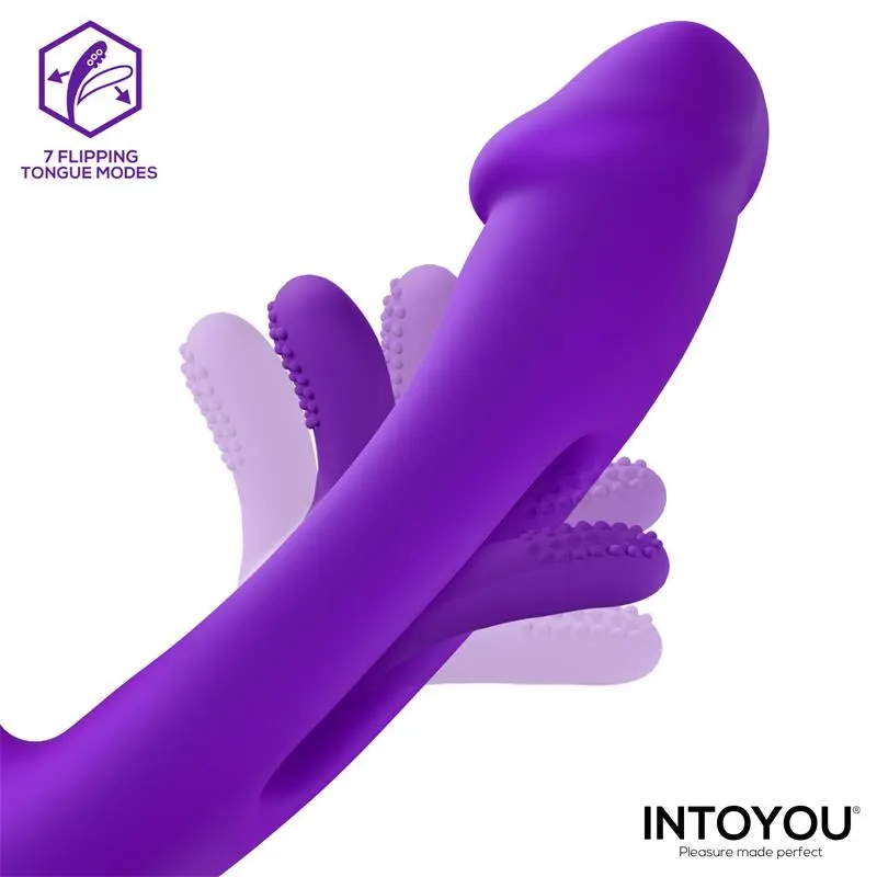 Siter 2.0 Vibrador con Lengua Flapping, Golpeteo y Cabezales Intercambiables · INTOYOU · Vibradores — Foto 3