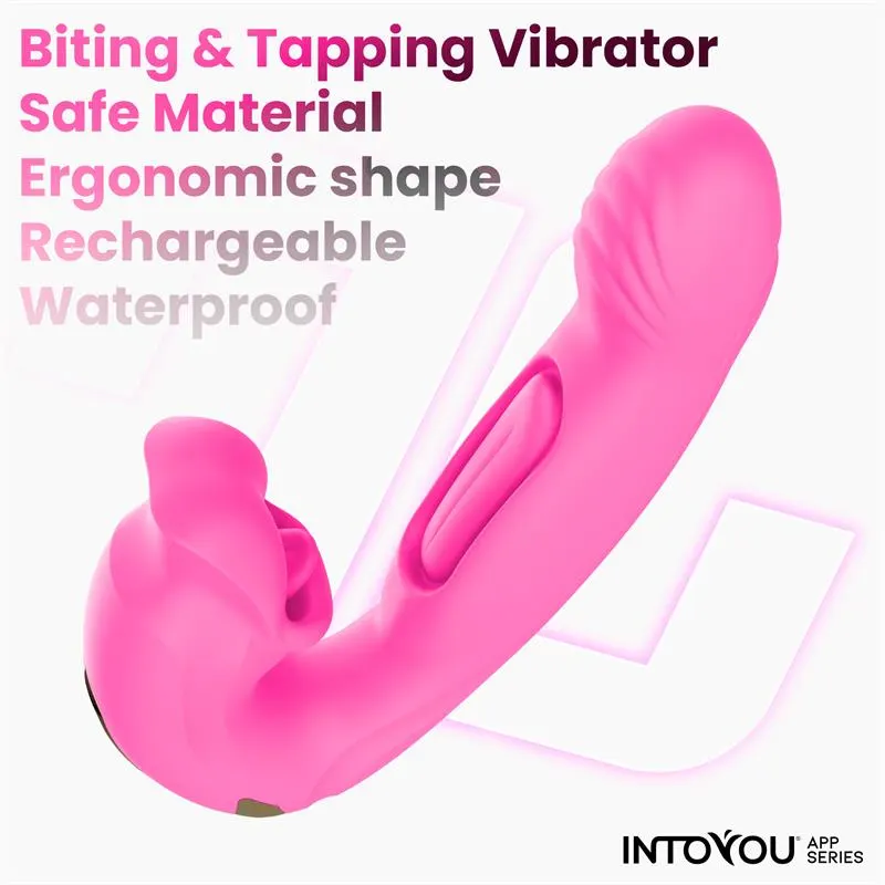 Bimby Vibrador con Mordisqueo y Lengua Doble Tapping con APP · INTOYOU APP SERIES · Vibradores — Foto 5