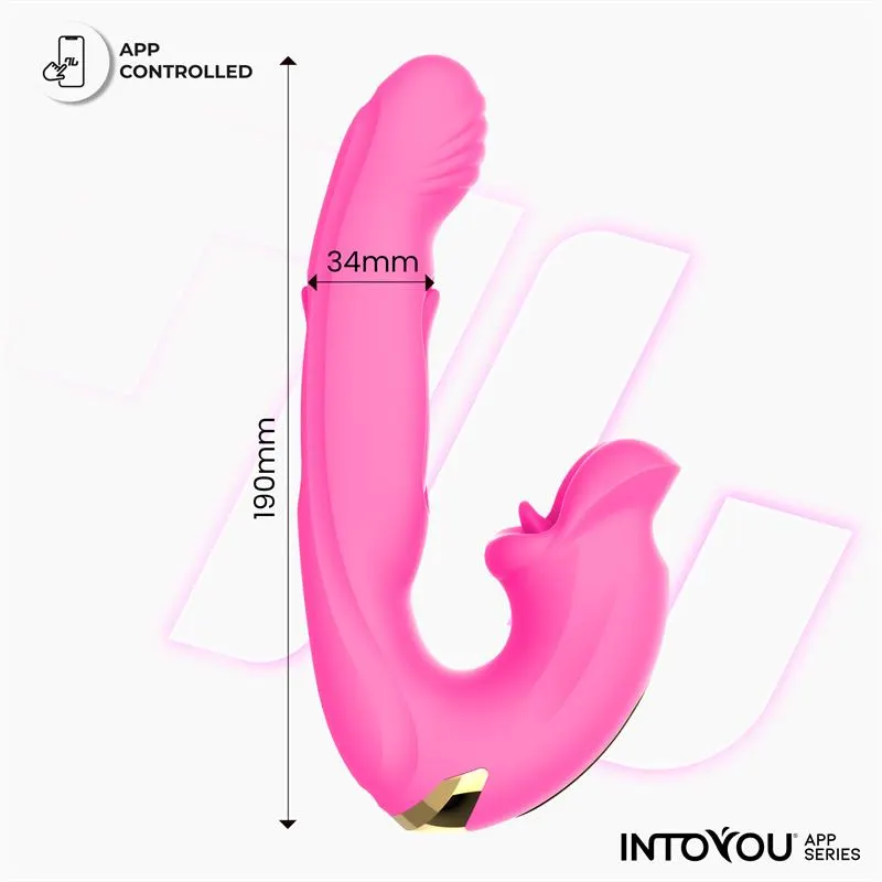 Bimby Vibrador con Mordisqueo y Lengua Doble Tapping con APP · INTOYOU APP SERIES · Vibradores — Foto 8